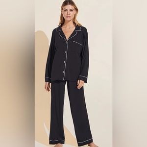Eberjey Black Longsleeve and Pant pajama set